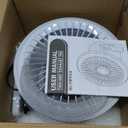 HG Power 6 Inch Reversible Bathroom Exhaust Fan with Remote Control, 3-Speed, 2-in-1 Intake & Exhaust, Low Noise Window Fan with Mesh Screen for Wall Ceiling Garage Basement Office Home, White (6" - Two Way)