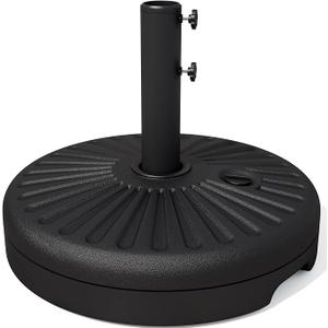 JEAREY 22L Patio Umbrella Stand, Outdoor Umbrella Base Water Filled Stand, Patio Outdoor Umbrella Holder (Black) JEAREY 22L Patio Umbrella Stand, Outdoor Umbrella Base Water Filled Stand, Patio Outdoor Umbrella Holder (Black)