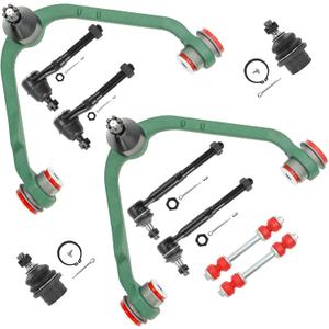 RWD Front End 10PC Suspension Kit for Ford F-150 F-250 Expedition Lincoln Navigator Lincoln Blackwood, 2 Upper Control Arms 2 Sway Bars 2 Lower Ball Joints 4 Tie Rods Replacement(10PC)