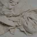 40x82 Inch Length Linen Back Tab Linen Blend Sheer Curtains for Bedroom
