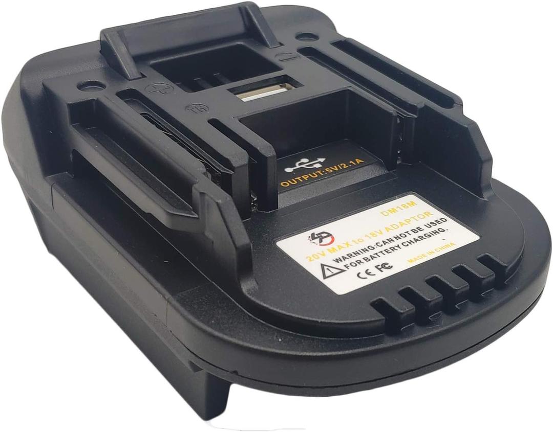 DM18M Battery Adapter for Dewalt 20V Convert to 18V Lithium BL1830 BL1840 BL1850 14.4V-18V with Makita Battery