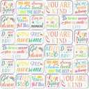 36PCS Inspirational Magnets Locker Accessories - Back to School Christmas Cute Magnetic Decorative Magnet Decorations, Classroom Office Fridge Decor Gifts for Girls Boys, Set Of 2