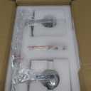 Modern Bathroom Vanity Light 2-Lights Chrome Crystal Wall Lamp Bathroom Modern Crystal Vanity Lighting