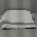 Nestl 2 Pack Toddler Pillow for Sleeping 13 x 18, Small Kids Pillow for Travel, Car, School, Nap, & Toddler Bed, Machine Washable Soft Cotton Child 2 Year Old and Up - White