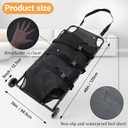 Ripeng 250lbs Dog Stretcher for Large Dogs, Portable Foldable Animal Carry Gurney with Noiseless Wheels Pet Veterinary Emergency Rescue Transport Trolley(48 x 26 in)