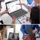 Keyboard Case for Lenovo Idea Tab Pro 12.7'' 2025, Protector Cover Case for Idea Tab Pro 12.7inch Keypad with Pen Holder for Lenovo 2025 Tablet Wireless Keyboard Folio, Adjustable View Angles, Black