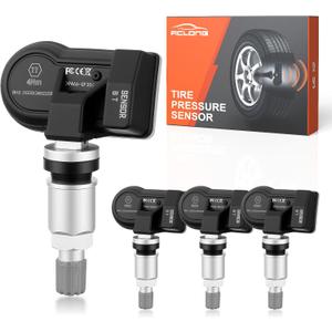 Multi-Protocol TPMS Sensors Fit for Honda & Acura, 315MHz / 433MHz  4PCS, Pre-Programmed Tire Pressure Monitoring Replacement for Odyssey, CR-V, Civic, Accord, Pilot, HR-V, Passport, MDX, TLX, RDX