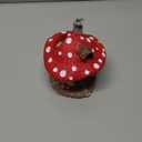 Uniclife Reptile Decoration, Mushroom House for Reptiles, Realistic Resin Terrarium Mushroom Cottage Decorations, Tortoise Decor Tank Accessories for Turtle, Gecko, Lizard & Bearded Dragon