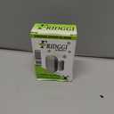 Refrigerator Door Ajar Alarm, 60 Second Delay Low Alert, 3 Minute Loud Chime or Siren, Freezer Door Open Alarm, 4 Minute Reminders  Compact Size. (Grey)