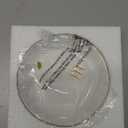 COLLECTIVE HOME - Ceramic Jewelry Tray, Decorative Trinket Dish for Rings Earrings Necklaces Bracelet Watch Keys, Birthday Mother's Day Christmas Gift for Women, 4.75", White Surface (M)