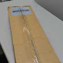 WOPITUES Floating Shelves for Wall 24 inch with Cube Shelf, Wall Shelves with Metal Rail for Decor, Bathroom Organizers and Storage, Over Toilet Shelves for Bathroom, Toilet Paper-Black (23.6 inch)