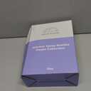 SAVVY PLANET - Glass Spray Bottles for Cleaning, Silicone Sleeve Bottom for Protection, Reusable Glass Spray Bottles 16 Oz With Adjustable Nozzle Settings (2 Pack) (Pastel Blue & Cream White)