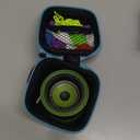 MAGICYOYO V13 DEEPSPIN Bi-Material Yoyo for Kids 8-12 and Adults, Dual Purpose Professional Yoyo for All Skill Levels, Trick Yo yo with 12 Yo-yo Strings, Finger Brace, Bearing Kit-Black+Yellow Rings, 48.9 cm x 56.2 cm