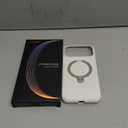 TORRAS Q3 Silicone for iPhone 17 Pro Max Case Stand, Fit for MagSafe, Liquid Silicone Soft Cozy Grip, 360 Spin Magnetic Stand, Camera Control, Protective Case for iPhone 17 Pro Max, Ivory Gold