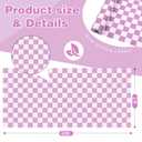 24in x 60ft Fabric Gingham Bulletin Board Paper Roll, Purple