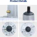 3 Pack AM143469 Spindle Assembly Replaces John Deere AM137483, AM136733, AM143469, AM134292, AM137097 for John Deere X300, X300R, X304, X310, X324, Z225, Z245 Lawn Tractors