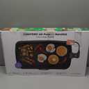 Chefman XL Electric Griddle with Removable Temperature Control, Immersible Flat Top Grill, Burger, Eggs, Pancake Griddle, Nonstick Extra Large Cooking Surface, Slide Out Drip Tray, 10 x 20 Inch