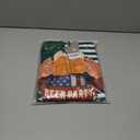 Bindefon Bibs Overalls Men Adjustable Straps Coveralls Shorts Printed Jumpsuit Male Romper (XL)