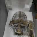 Livex Lighting 2051-01 Monterey 1 Light Outdoor Antique Brass Finish Solid Brass Wall Lantern with Clear Beveled Glass