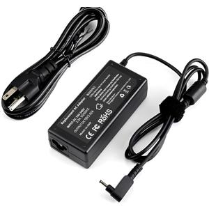 65W Laptop Charger Compatible with Acer Chromebook 11 R11 13 14 15 CB3 CB5 CB3-532 CB3-111 CB3-131 CB3-431 CB5-571 CB5-132T C720 C720P N15Q9 N15Q8 N16P1 A11-065N1A AC Adapter Power Cord
