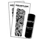 INKARTLINK Semi Permanent Tattoo, 2 Pieces Full Arm Large Size Art Party Tattoos, Comes with a Pair of Anti-Transfer Sleeves, Lasts 7-15 Days, Waterproof (Japanese Ocean Wave Tattoo)