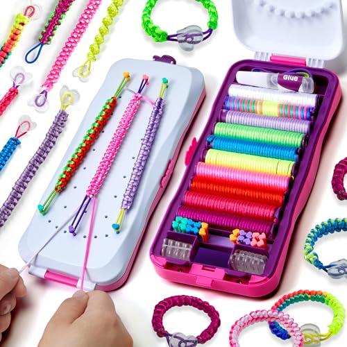 Pretty Me Friendship Bracelet Making Kit for Girls - Crafts for Girl - String Bracelets Maker - Gifts for 8-12 Year Old Kid - Birthday Gift Ideas & Kits Toys Ages 8, 9, 10, 11, 12 - Kids Age 8-12 Olds