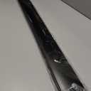 Aluminum Overhead Rain Drip Cap Guard for Exterior Door and Window Top,43.3 Drip Edge Flashing, Deflectord,Diverter, Anodized 1PCS Black