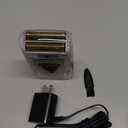 Andis TS-1 17235 Pro Foil Lithium Titanium Foil Shaver, Cord/Cordless, Smooth Shaving Cordless Shaver with Charger, Gray