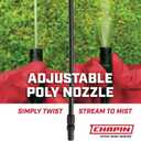 Chapin 22541 Pump Sprayer, 1Gallon, Foaming, Lawn & Garden, Translucent Poly Tank, Adjustable Nozzles, AntiClog Filter, 12" Wand, 34" Reinforced Hose for Weed, Pest, Fertilizer Applications, 2 Pack