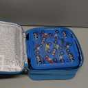 JXXM Bento Lunch Box for Kids With 8oz Soup thermo,Leak-proof Lunch Containers with 5 Compartment,thermo Food Jar and Lunch Bag, Food Containers for School (A-Blue(Extreme Locomotive))