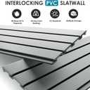 Brakki Slat Wall Paneling 4x4 Ft, Slatwall Garage Organizer Storage System