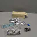 CCVOO 0.75 Reading Glasses for Women, Eye glasses, Blue Light Readers for Women, Cheaters (*C1 Mix)