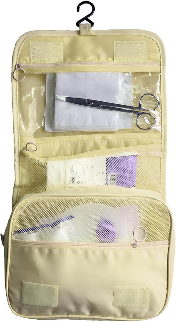 Exquisite Travel Bag for Ostomy and Colostomy Supplies - The Ultimate Choice for Post - Surgery Individuals, Featuring Hanging Setup and Stylish Covers Tailored for Women (Beige)