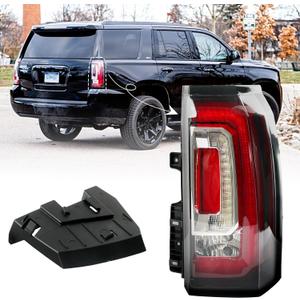 LED Tail Lights Assembly Compatible With 2015 2016 2017 2018 2019 2020 GMC Yukon/ Yukon XL Right Passenger Side Brake Turn Signal Rear Taillights Assembly With Bulb Replace GM2800268 84536242 23380459