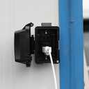 Bates- Outdoor Outlet Cover Weatherproof, Black 1-Gang Outdoor Electrical Outlet Cover Box with Mounting Hardware, Horizontal/Vertical Use