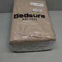 Bedsure Cotton Duvet Cover King - 100% Cotton Waffle Weave Khaki Duvet Cover King Size, GentleSoft and Breathable Tan Bedding Set for All Season, 3 Pieces, 104"x90"