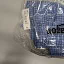 Amazon Essentials Mens 9" Swim Trunks with Mesh Lining, Pockets, Drawstring Closure (X-Small, Blue Geometric Print)