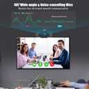 4K Webcam, Ultra 4K HD Web Cam for PC, Dual Noise-Canceling Mics, Auto Light Correction, Wide Angle Streaming Webcam,Plug and Play for Video Calling/Teams/Conferencing/Zoom