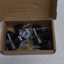 NEWBYTEK Adjustable 1/4" Rubber Threaded Furniture Levelers - 8 Pack | Screw-in Table Chair Feet Glides for Chairs, Tables, Cabinets, Patio Furniture