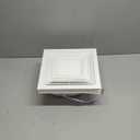 Bathroom Exhaust Fan with Light, 114CFM Wall Ceiling Mounted Quiet Bathroom Fan for Bedroom, Office, Toilet, 3-color changer