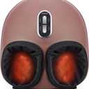 Nekteck Shiatsu Foot Massager Machine with Heat, 2026 Upgraded FSA Eligible Air Compression Deep Kneading Therapy Feet Massager, Improve Blood Circulation and Foot Wellness Massage Tools HSA Eligible (Brown (Regular)