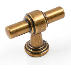 10 Pack 1"(25mm) Antique Brass Cabinet Knobs for Cabinets and Drawers Kitchen Vintage Cabinet Hardware Dresser Knobs CK0081