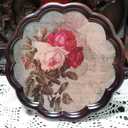 5 x CrafTreat Rose Decoupage Paper for Crafts and Furniture - Poppies and Roses - Size: A4 (8.3 x 11.7 Inch) 8 Pcs - Furniture Decoupage Paper Poppies - Floral Decoupage Paper for Furniture