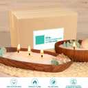 Wfmolcand 10 lb Natural Pearl Wax Sand DIY Set with 100 Wicks, Reusable, Continuous Burning, Unscented Candle Powder, Designed for Handmade Candles, Wedding Celebrations and Party Decorations