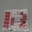 40pcs Heart Fridge Magnets - Heavy Duty Refrigerator Magnets for Whiteboard & Metal Surfaces - Cute Mini Decorative Magnet, Small Strong Magnets for Home Office Classroom Kitchen Locker (Red)