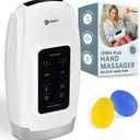 LifePro Legra Plus Hand Massager with Heat and Compression - Finger, Wrist, and Palm Massager with 5 Modes - Pressure Point Therapy for Sensitive Hands, Relaxation, and Comfort (White)