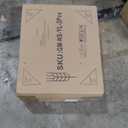 Rattan Nightstand Set of 2, Farmhouse End Table with Solid Wood Legs, Small Boho Mid Century Modern End Table with Storage for Bedroom, Living Room- Boho Style