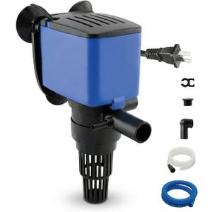 Aqua Dream 660 GPH Aquarium Powerhead - 3-in-1 Submersible Filter Pump with Air Oxygenation & Adjustable Flow, 35W High-Performance Water Circulation Pump for Fish Tanks - 1 Pc
