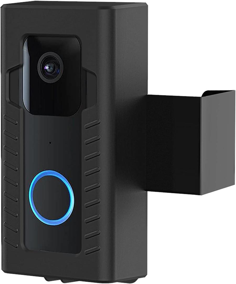 Anti-Theft Blink Doorbell Door Mount,No-Drill Mounting Bracket for Blink Video Doorbell cover Holder (not fit for The Blink doorbell 2nd Gen) Easy to Install Blink Video Doorbell Accessories