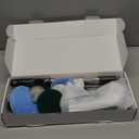 Leebein Electric Spin Scrubber, Cordless Cleaning Brush with 8 Replaceable Brush Heads, Tub and Floor Tile 360 Power Scrubber Dual Speed with Adjustable & Detachable Handle for Bathroom Kitchen Car (White)